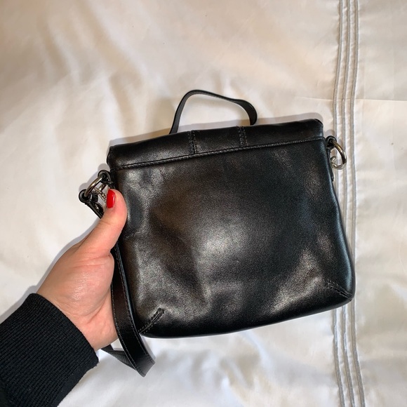 Vintage Coach Black Leather Crossbody - Picture 3 of 3